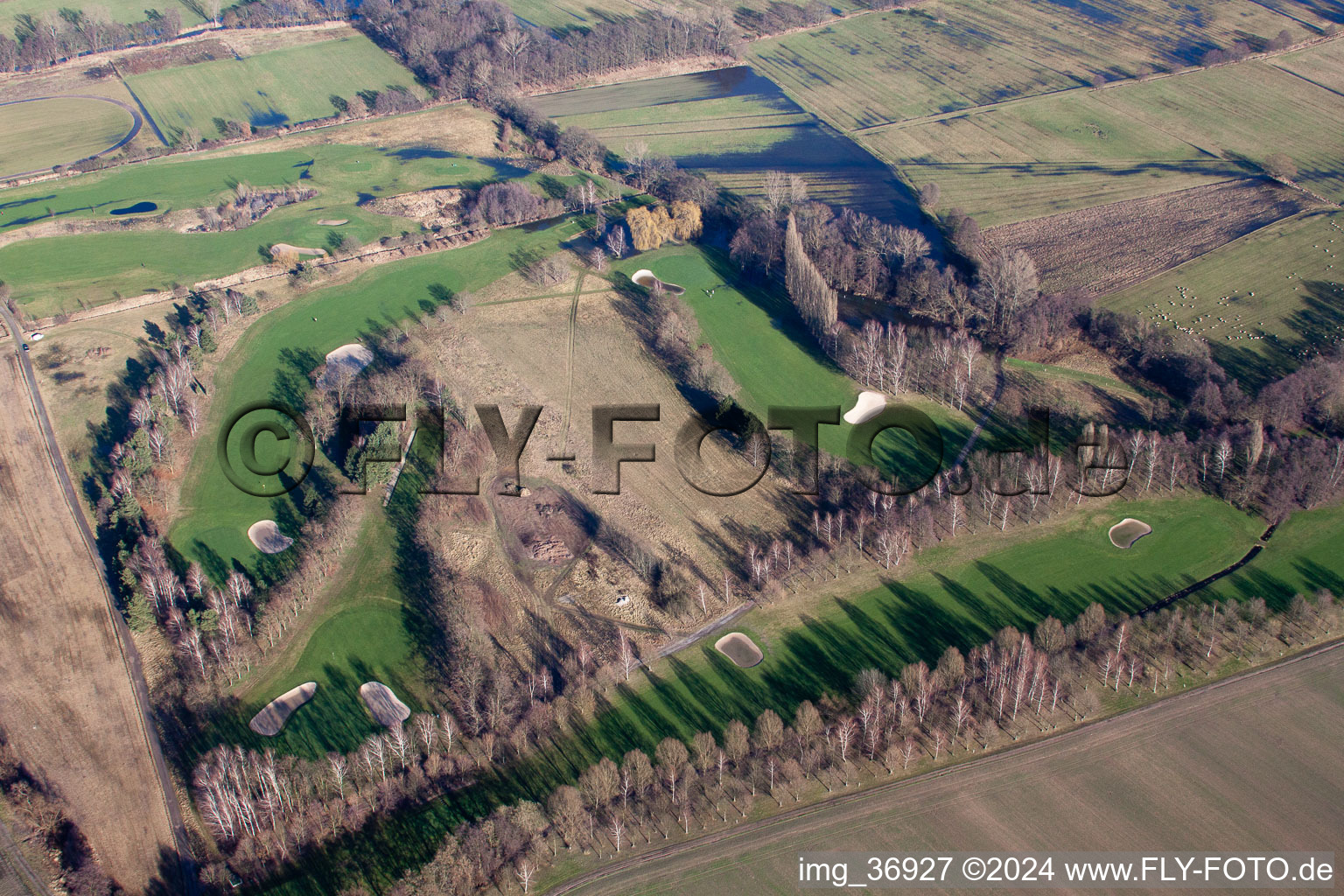 Golf Club Pfalz Neustadt ad Weinstraße eV in the district Geinsheim in Neustadt an der Weinstraße in the state Rhineland-Palatinate, Germany out of the air