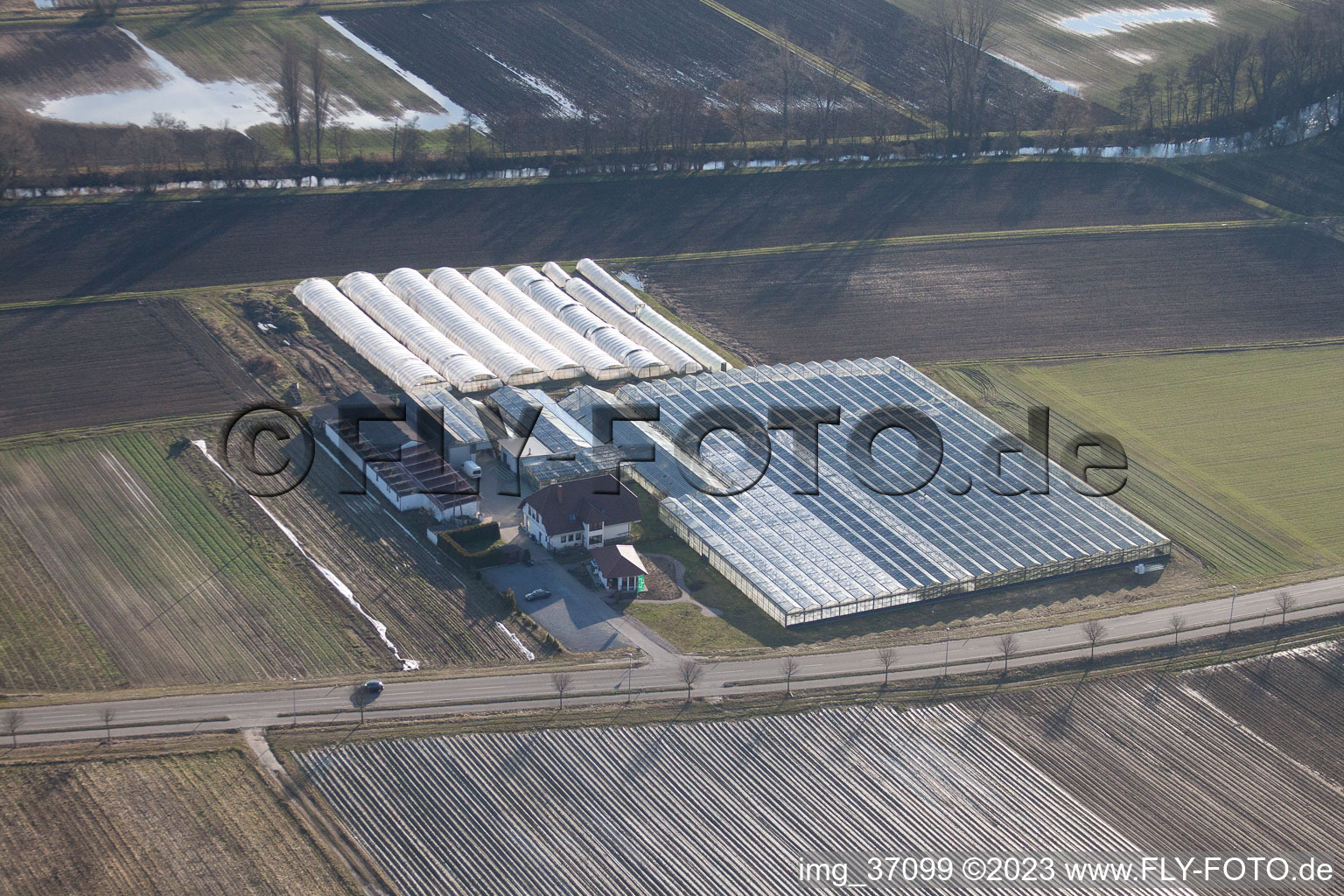 Organic gardening/shop in the district Herxheim in Herxheim bei Landau/Pfalz in the state Rhineland-Palatinate, Germany