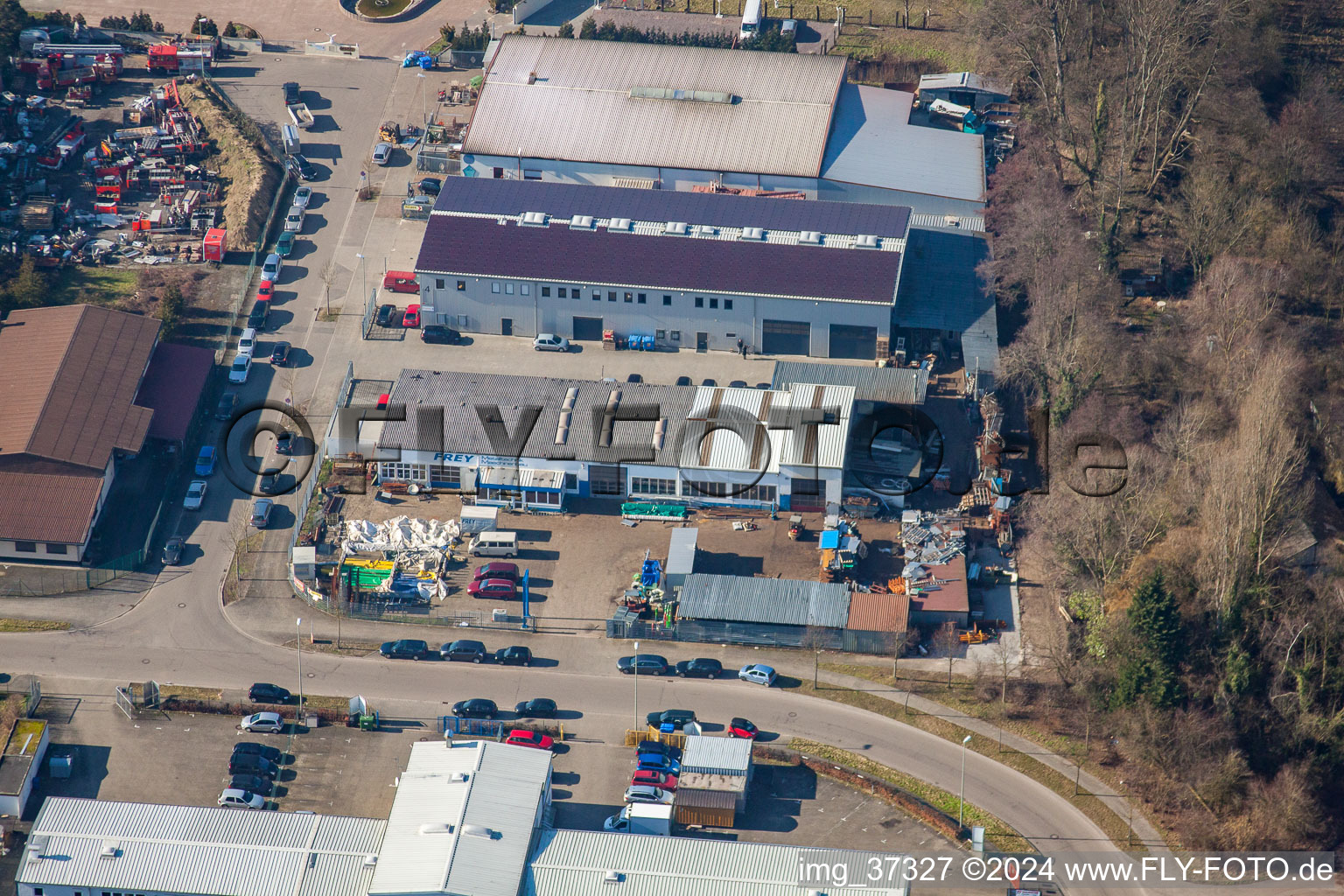 Horst Industrial Estate, Frey Metalltechnik in the district Minderslachen in Kandel in the state Rhineland-Palatinate, Germany