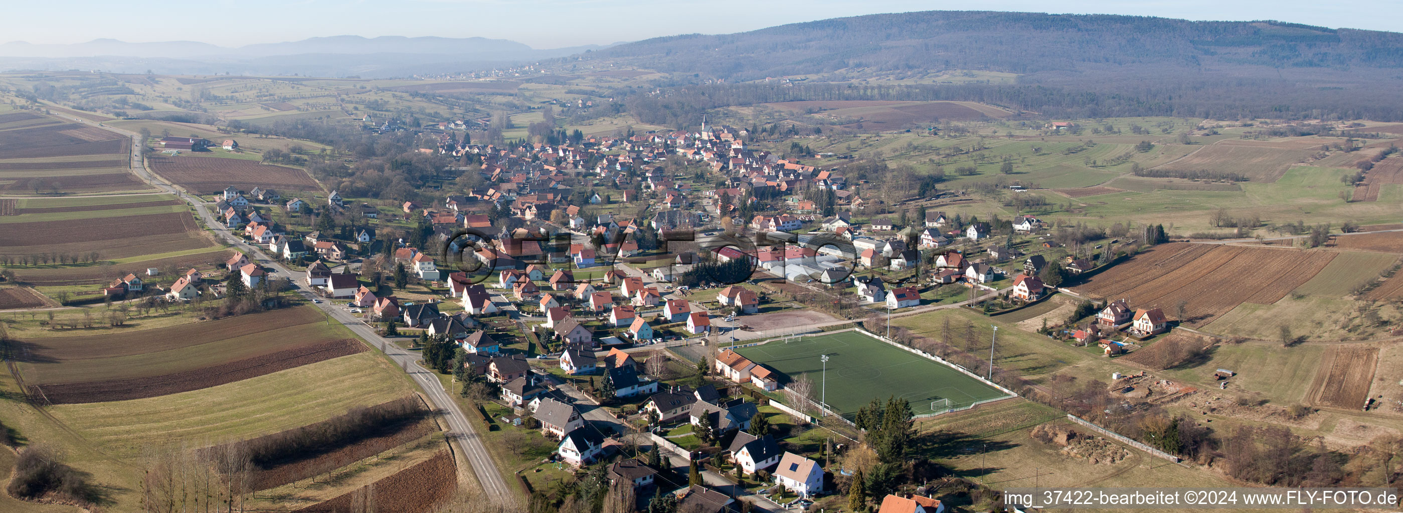 Preuschdorf in the state Bas-Rhin, France