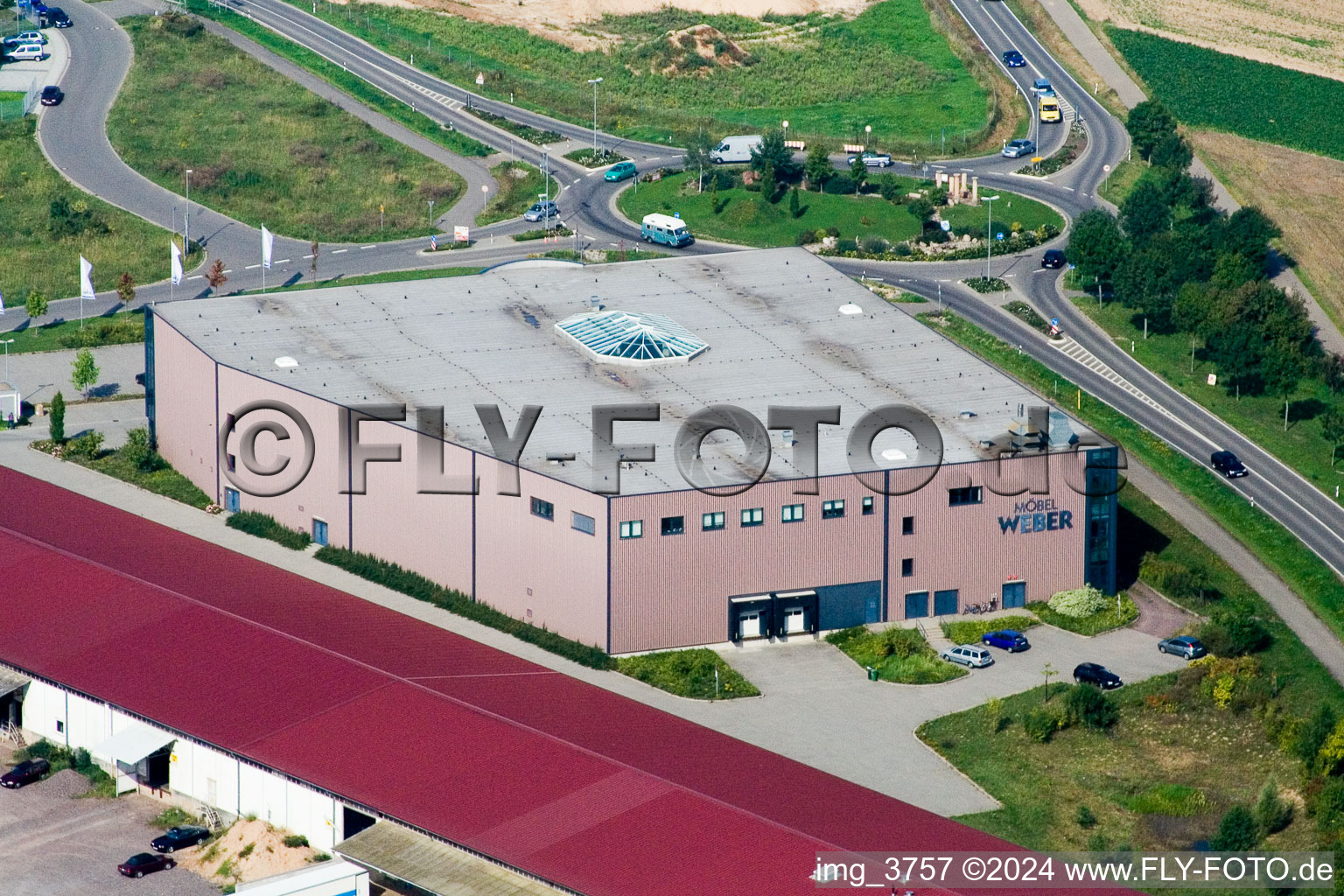 Furniture Weber in the district Herxheim in Herxheim bei Landau in the state Rhineland-Palatinate, Germany