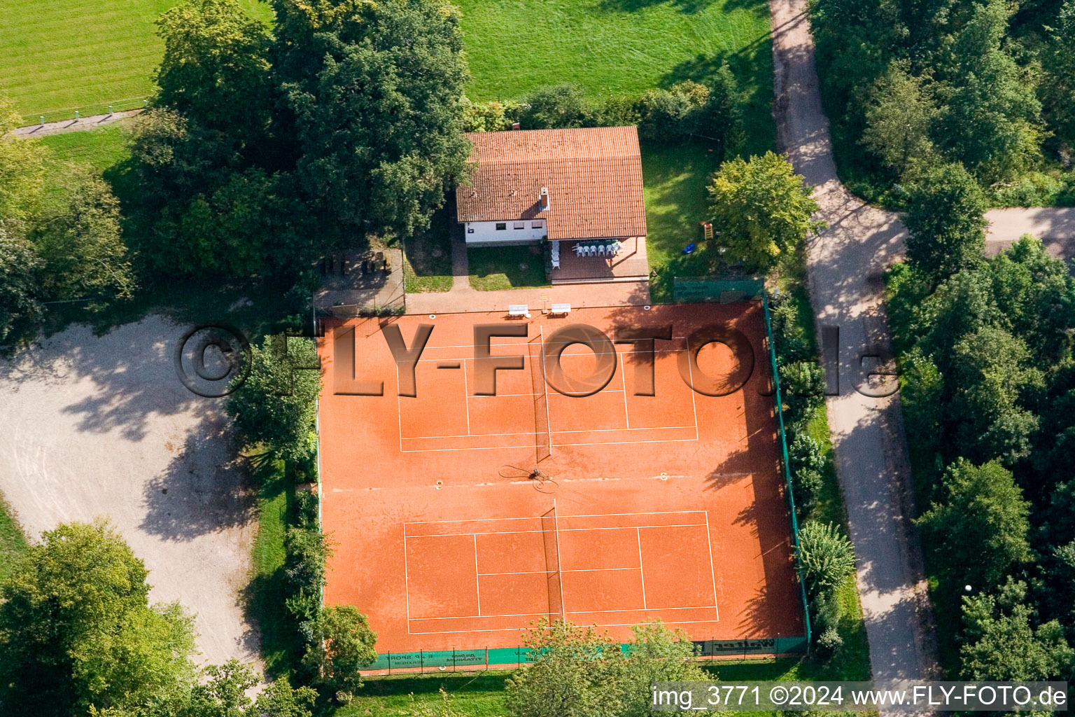 Tennis club in Steinweiler in the state Rhineland-Palatinate, Germany