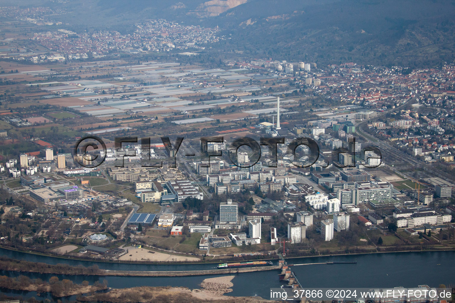 University Hospital in Neuenheimer Feld in the district Neuenheim in Heidelberg in the state Baden-Wuerttemberg, Germany