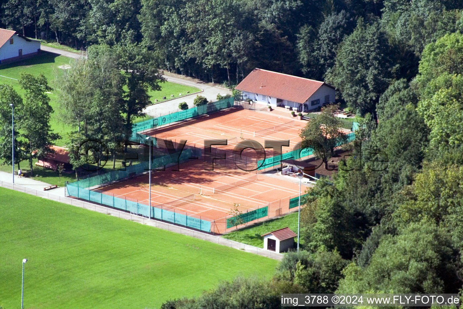 Tennis club in Winden in the state Rhineland-Palatinate, Germany