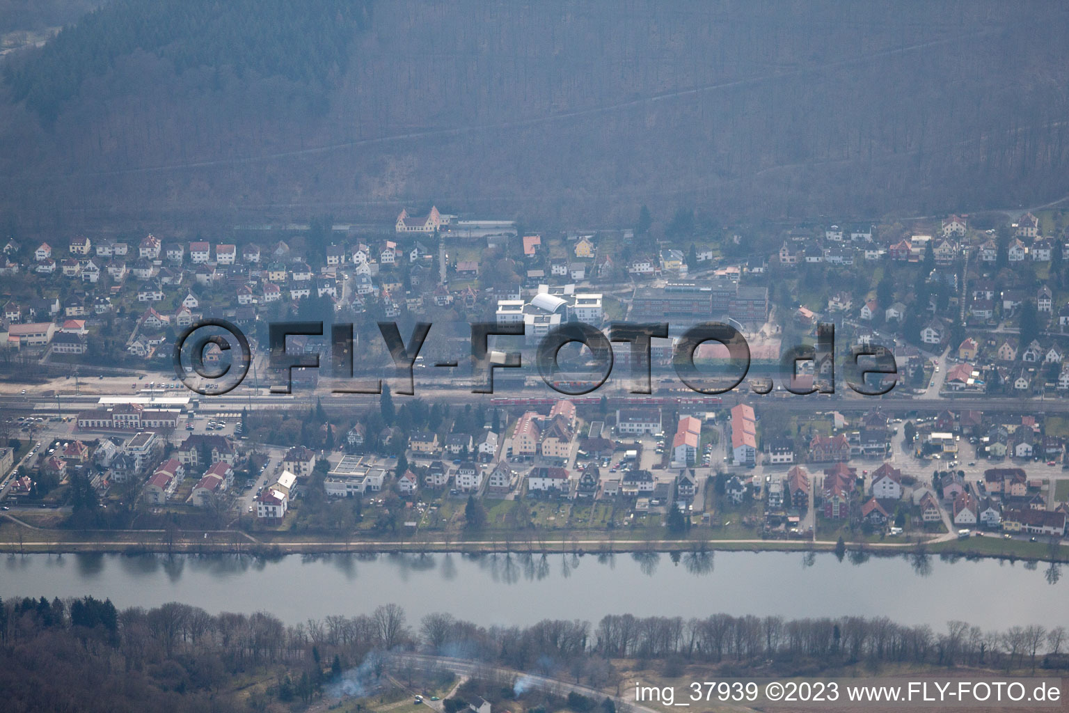 District Schlierbach in Heidelberg in the state Baden-Wuerttemberg, Germany seen from above