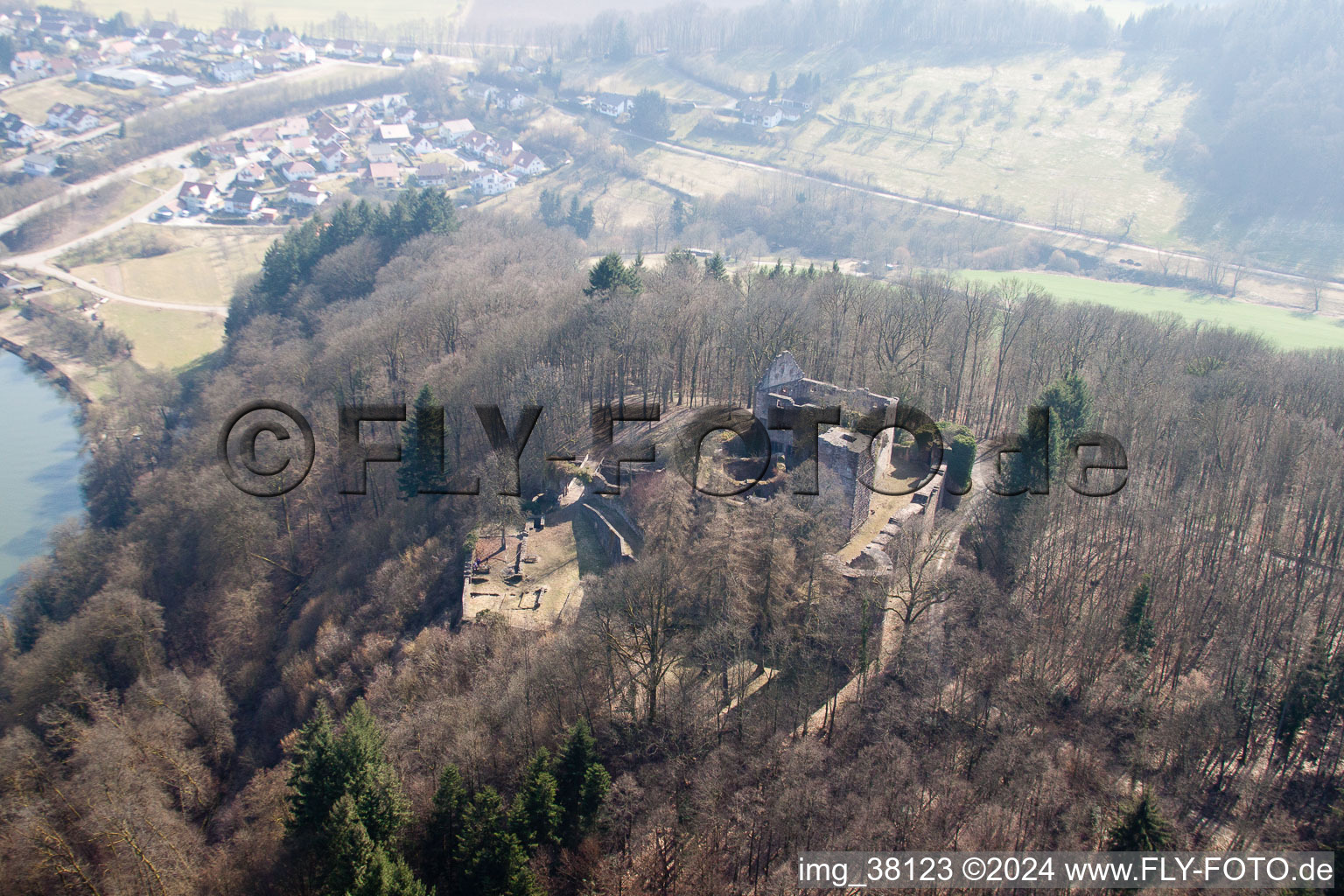 Minneburg in Neckargerach in the state Baden-Wuerttemberg, Germany