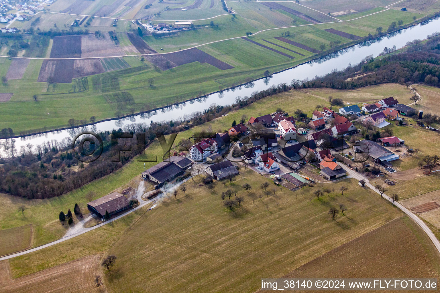 Guesthouse and pension Schreckhof in the district Schreckhof in Mosbach in the state Baden-Wuerttemberg, Germany