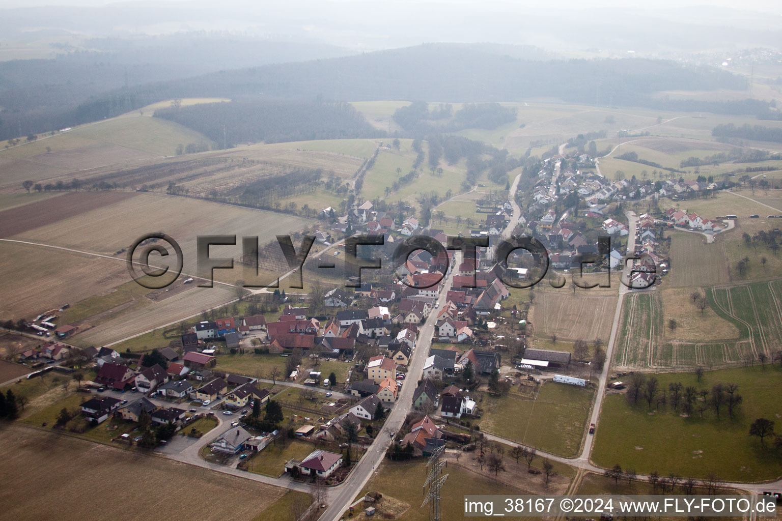 Kälbertshausen in the state Baden-Wuerttemberg, Germany