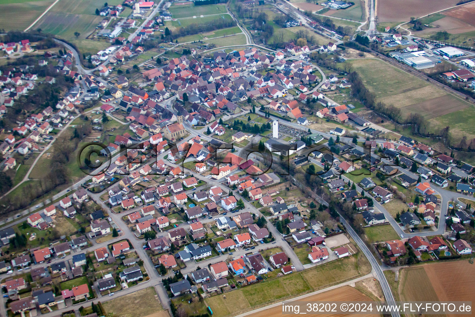 District Richen in Eppingen in the state Baden-Wuerttemberg, Germany