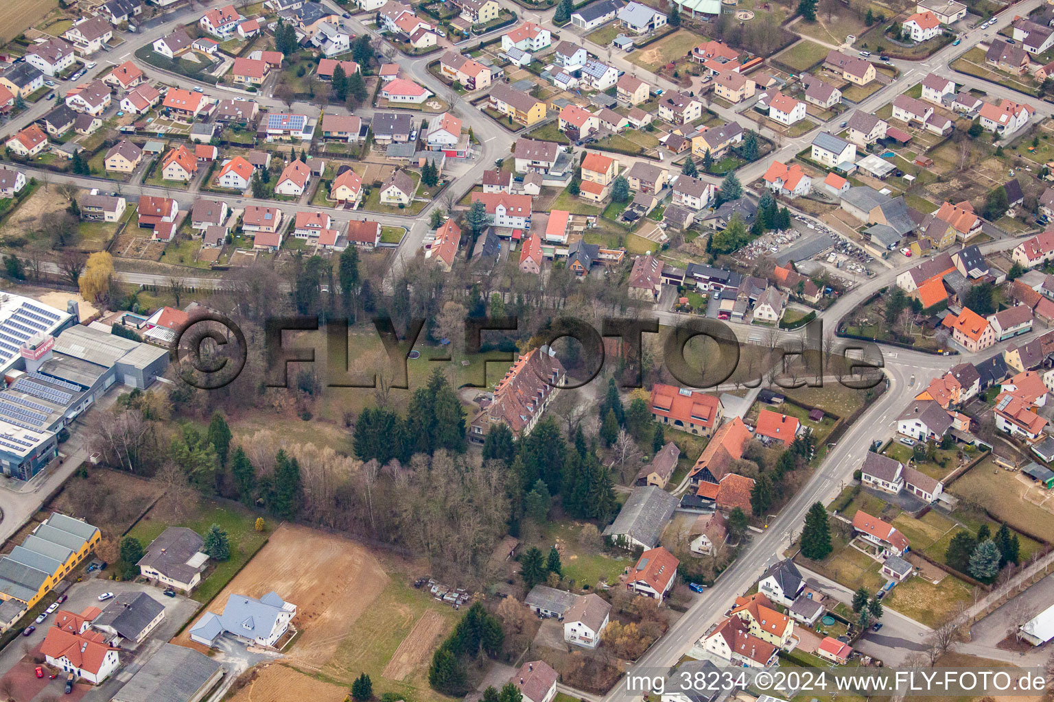 Amalienhof in Sulzfeld in the state Baden-Wuerttemberg, Germany