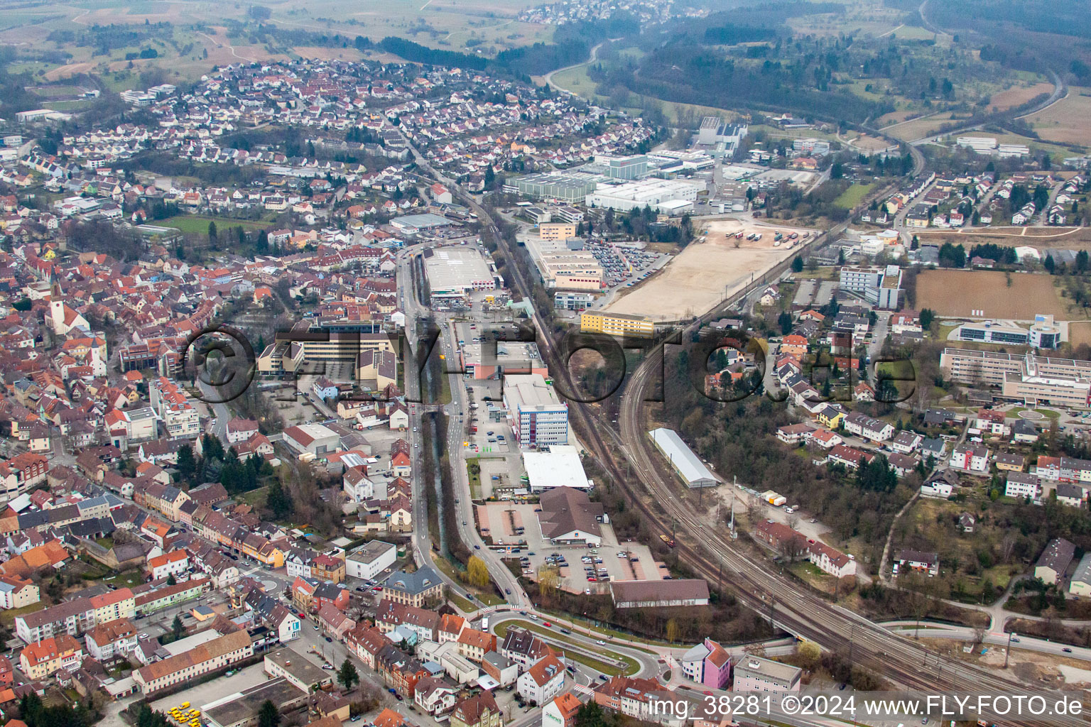 Municipal utilities in Bretten in the state Baden-Wuerttemberg, Germany