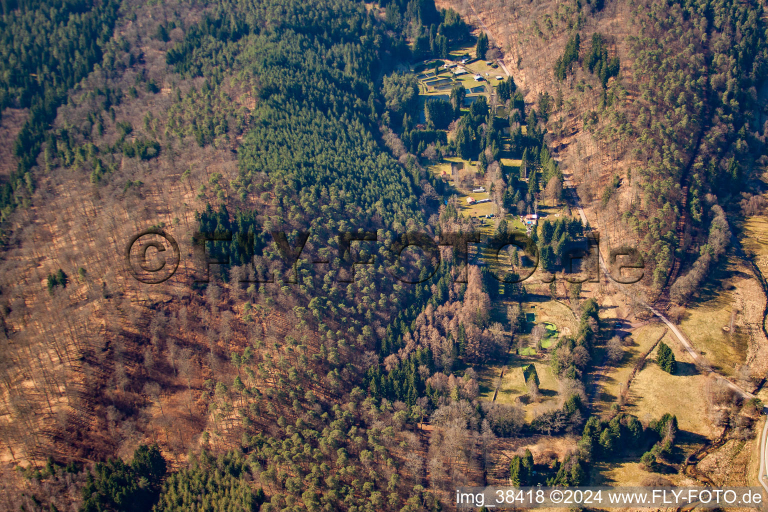 Salzbach Valley in the district Salzwoog in Lemberg in the state Rhineland-Palatinate, Germany