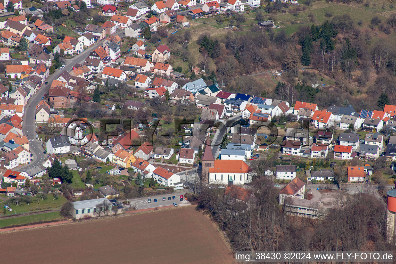 District Erlenbrunn in Pirmasens in the state Rhineland-Palatinate, Germany