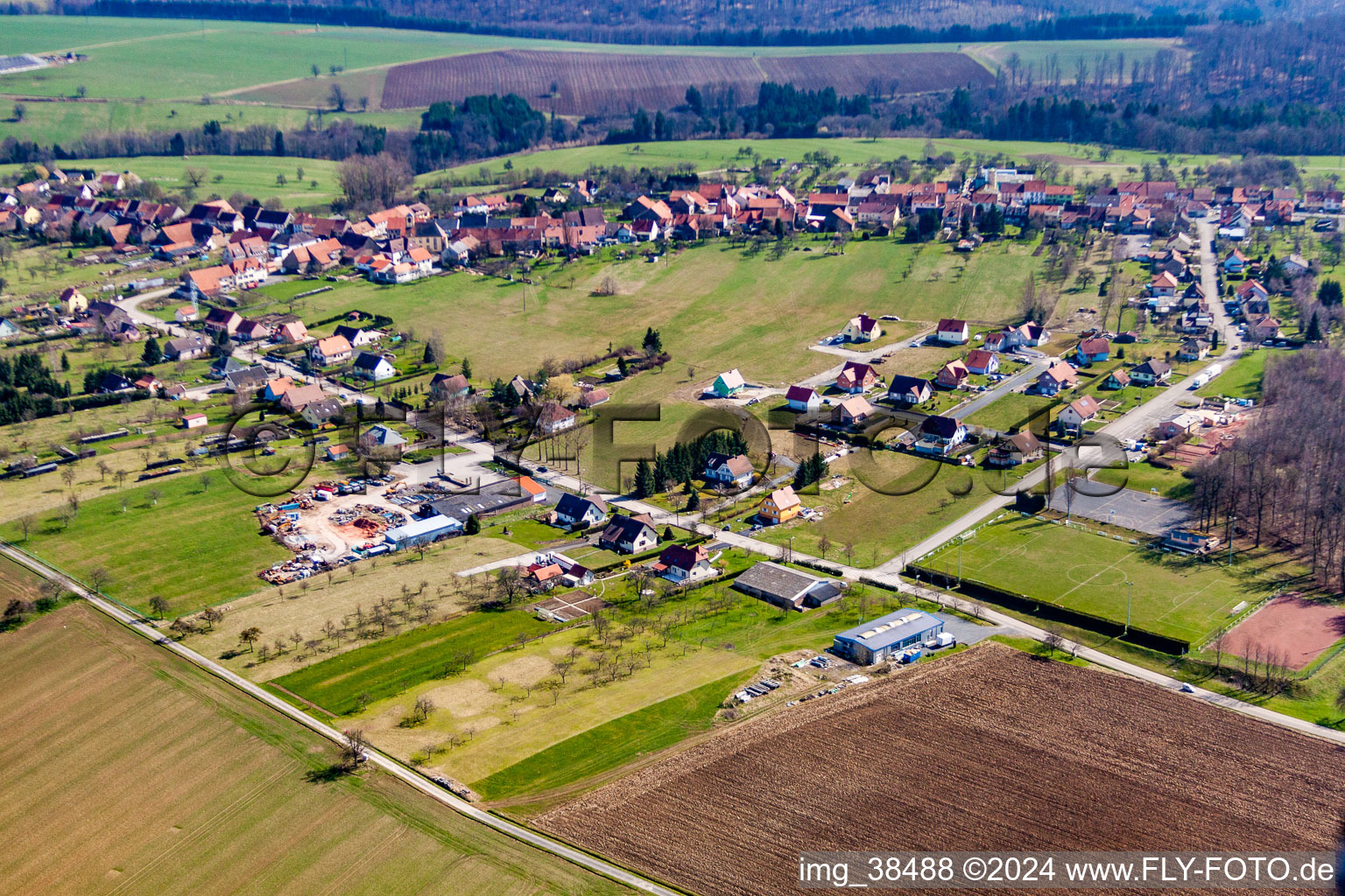 Weislingen in the state Bas-Rhin, France