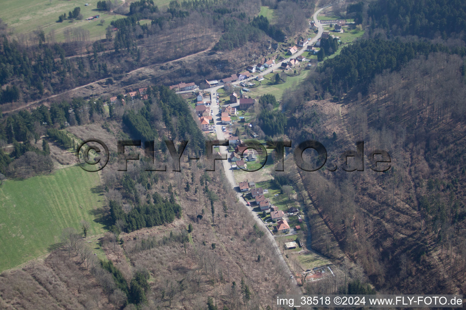 Graufthal in Eschbourg in the state Bas-Rhin, France