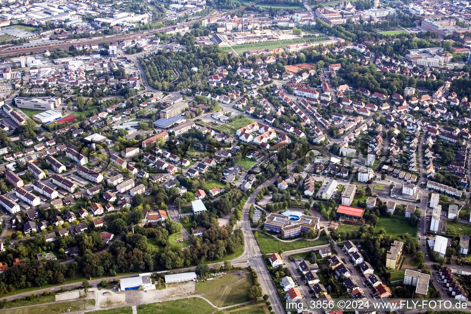 Rödenweg in Rastatt in the state Baden-Wuerttemberg, Germany