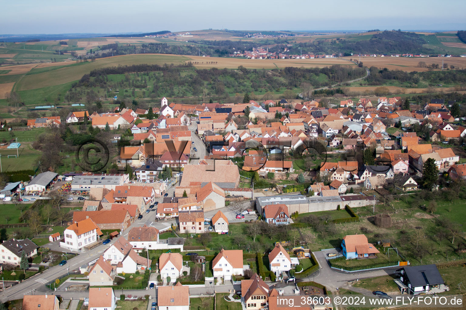 Ringendorf in the state Bas-Rhin, France