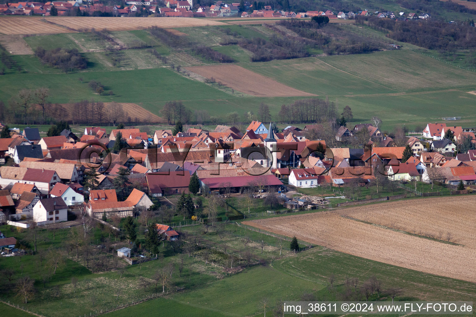 Buswiller in the state Bas-Rhin, France