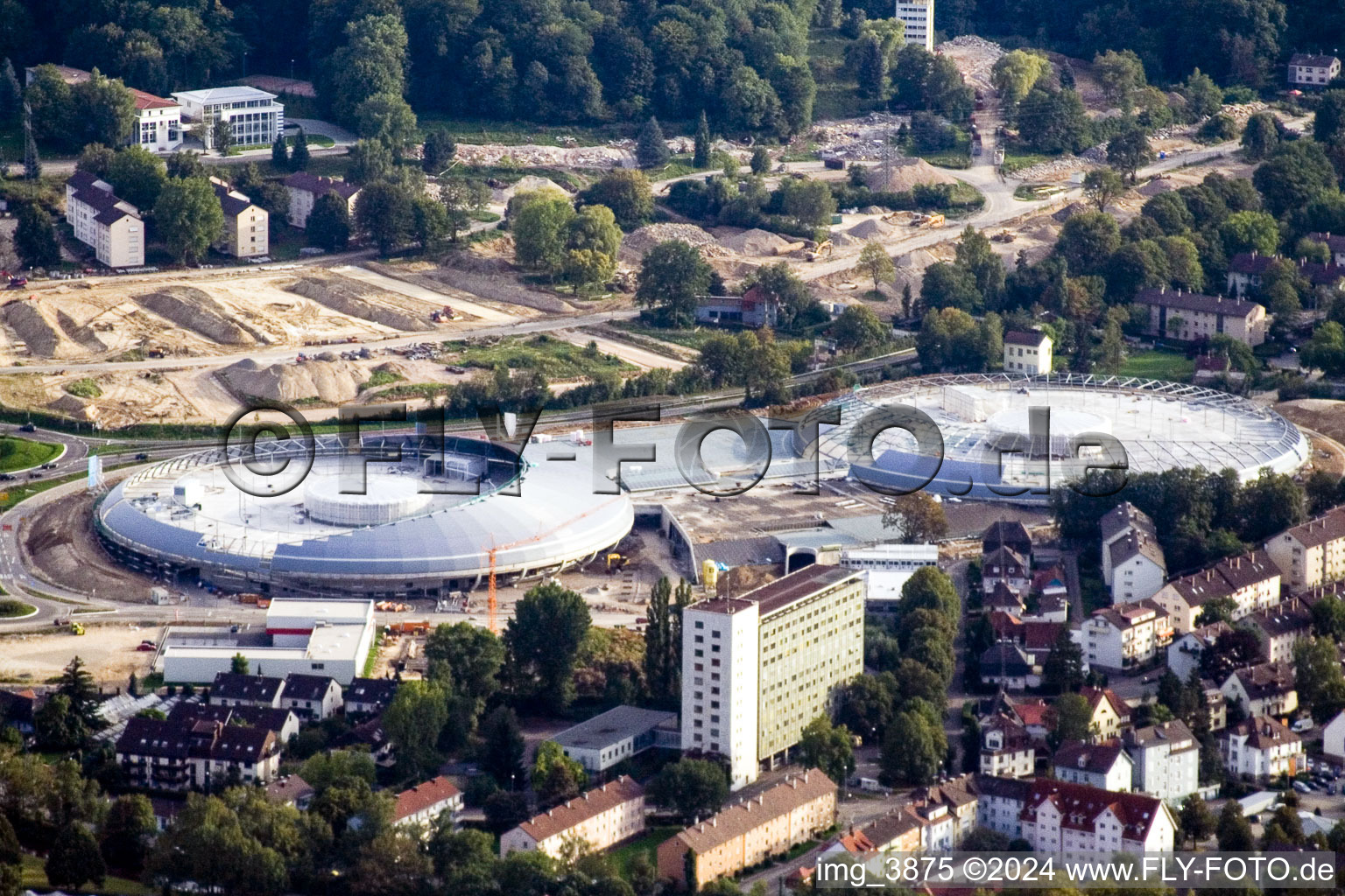 Building of the shopping center Shopping Cite in the district Oos in Baden-Baden in the state Baden-Wurttemberg