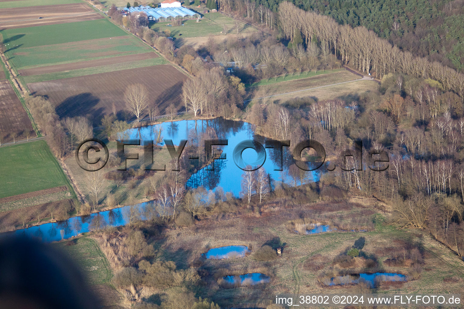 Steinfeld in the state Rhineland-Palatinate, Germany out of the air