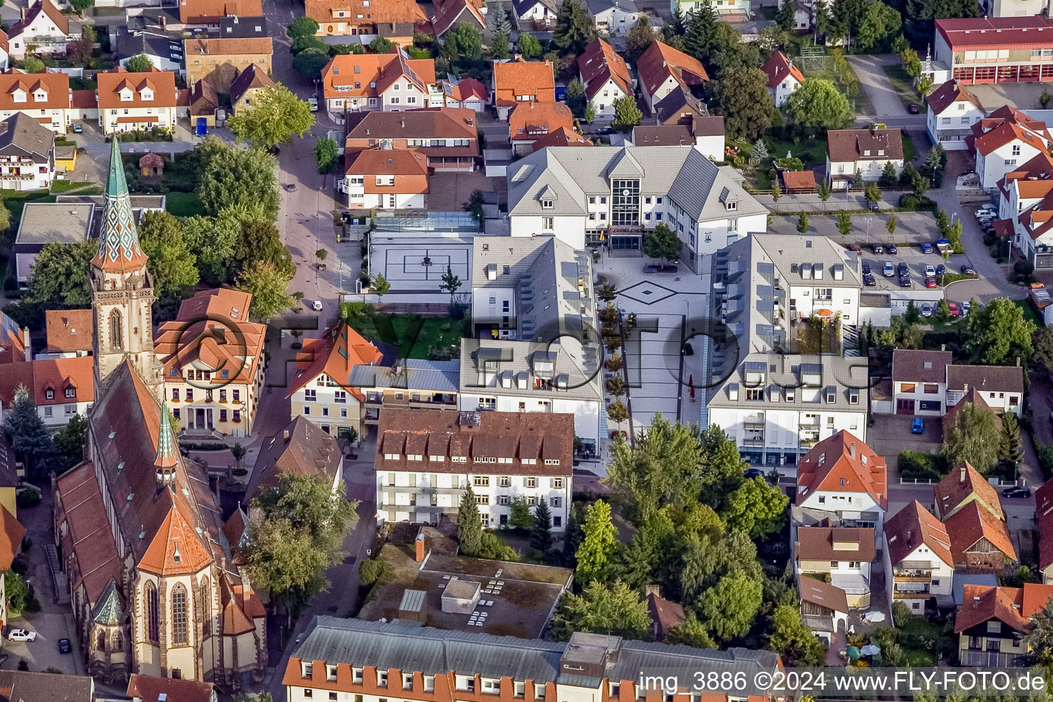 Municipal administration in Sinzheim in the state Baden-Wuerttemberg, Germany