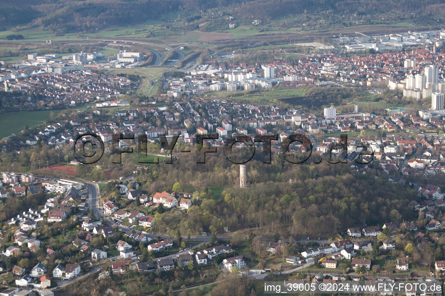 Engelberg Tower in Leonberg in the state Baden-Wuerttemberg, Germany