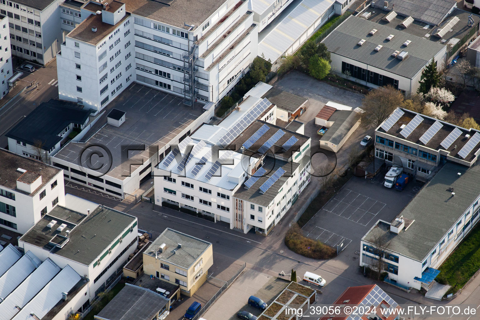 Aerial photograpy of Jilg Company, Dieselstr in the district Eltingen in Leonberg in the state Baden-Wuerttemberg, Germany