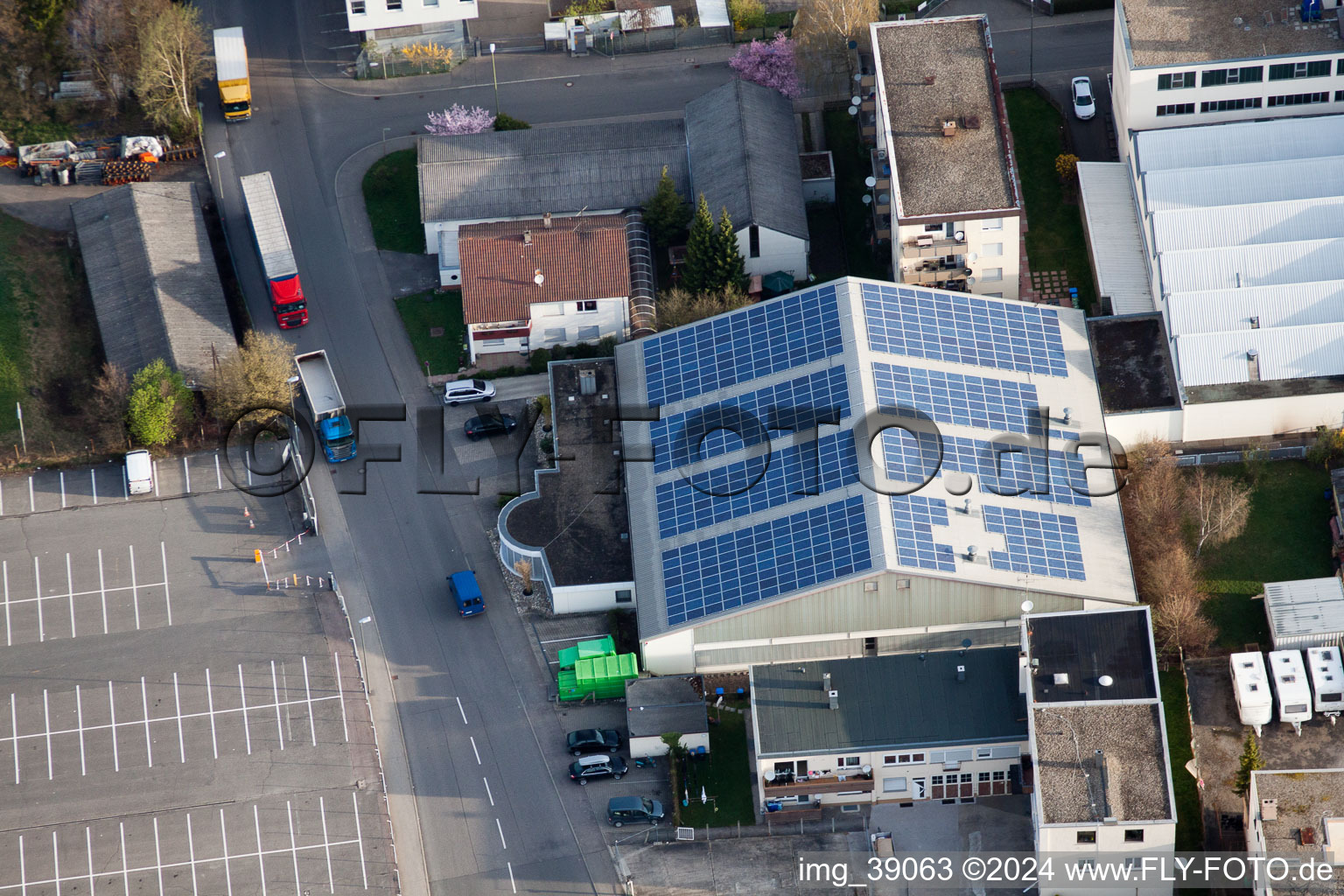 METDRA Metal and Wire Goods Factory GmbH, Dieselstr in the district Eltingen in Leonberg in the state Baden-Wuerttemberg, Germany from the plane