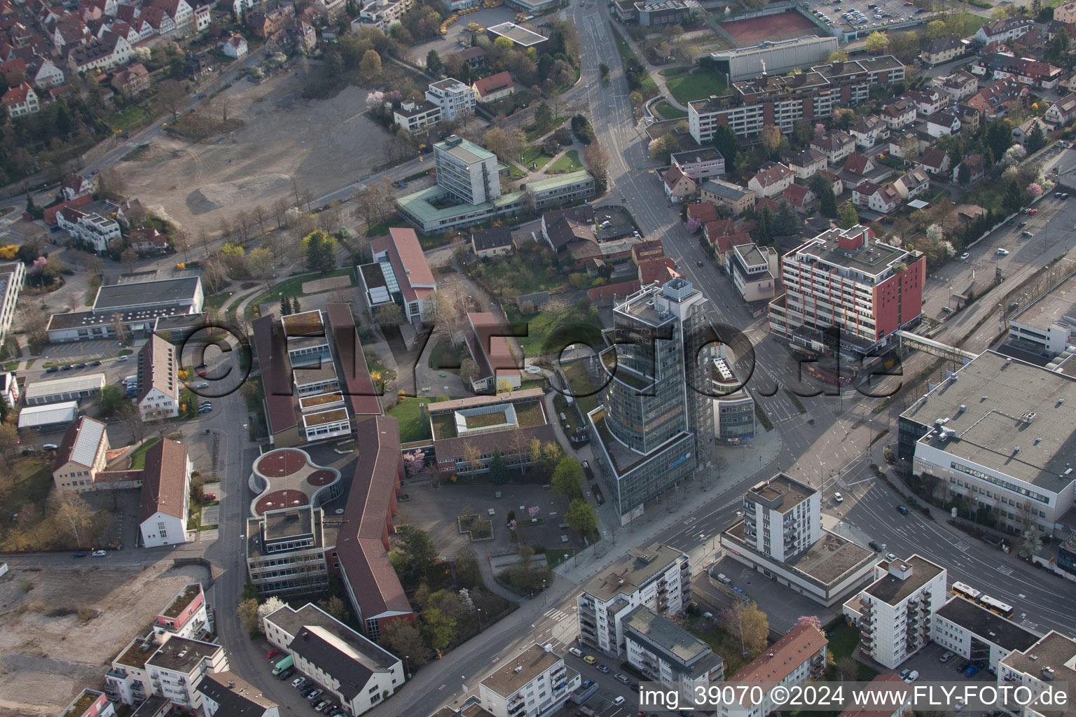 Lindenstr in the district Eltingen in Leonberg in the state Baden-Wuerttemberg, Germany