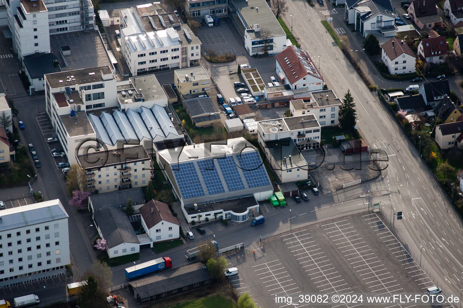 METDRA Metal and Wire Goods Factory GmbH, Dieselstr in the district Eltingen in Leonberg in the state Baden-Wuerttemberg, Germany from a drone