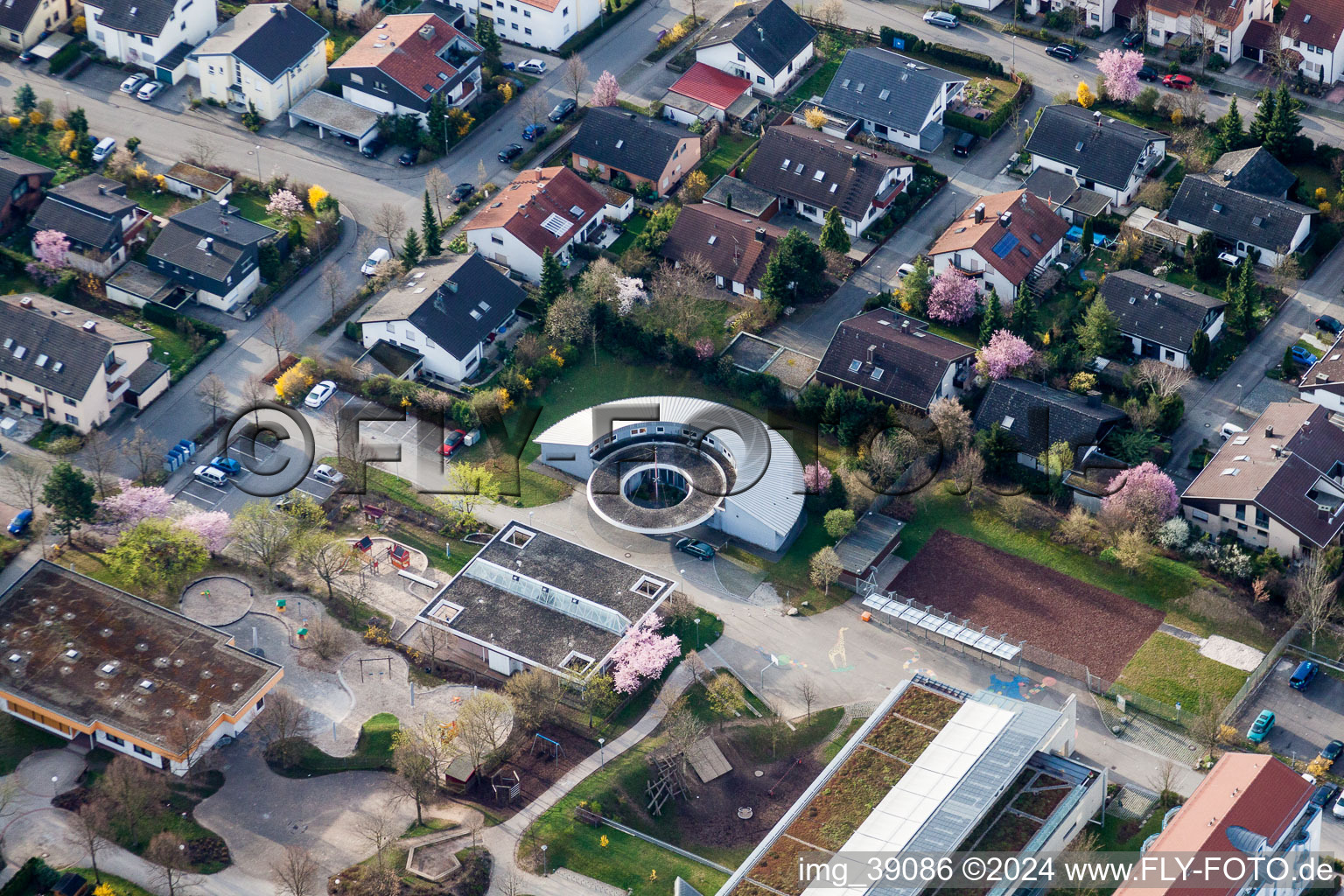 Oekumenisches Centre Ezach in Leonberg in the state Baden-Wurttemberg, Germany