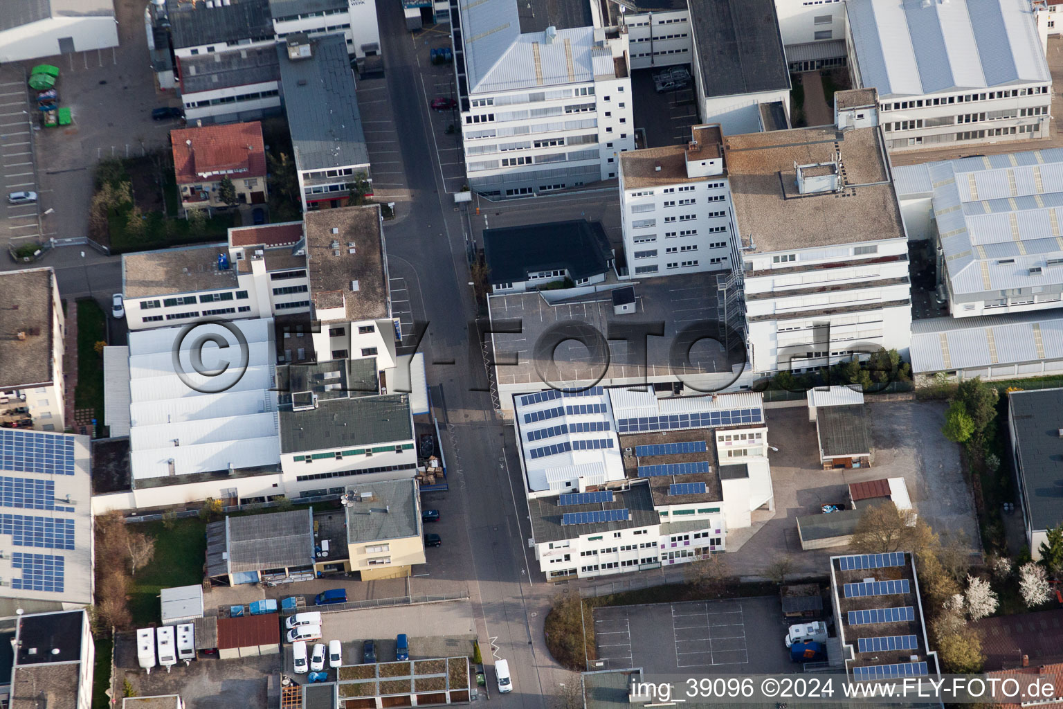 Drone image of Jilg Company, Dieselstr in the district Eltingen in Leonberg in the state Baden-Wuerttemberg, Germany