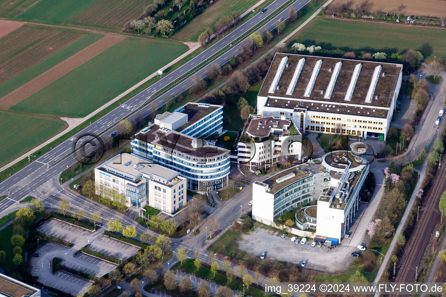 Administration building of the company of CARDIF Allgemeine Versicherung, Andreae-Noris Zahn AG Leistungs- and Servicecenter -ANZAG- and PETA Deutschlond e.V in Weilimdorf in the state Baden-Wurttemberg, Germany