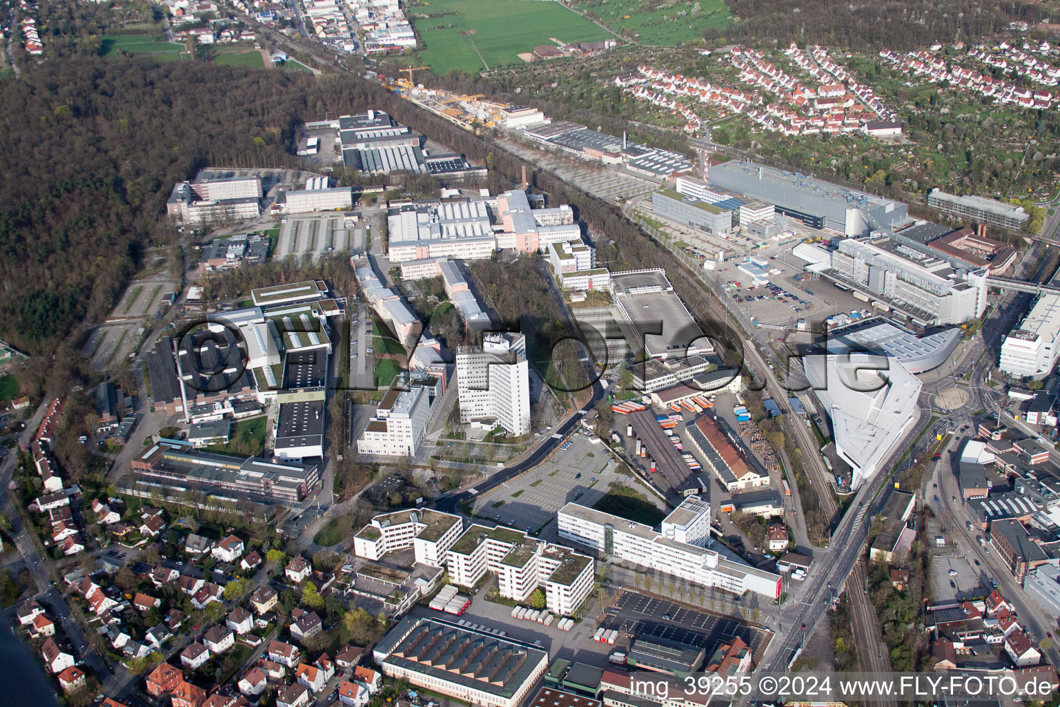 Porsche Plant 4 in the district Zuffenhausen in Stuttgart in the state Baden-Wuerttemberg, Germany