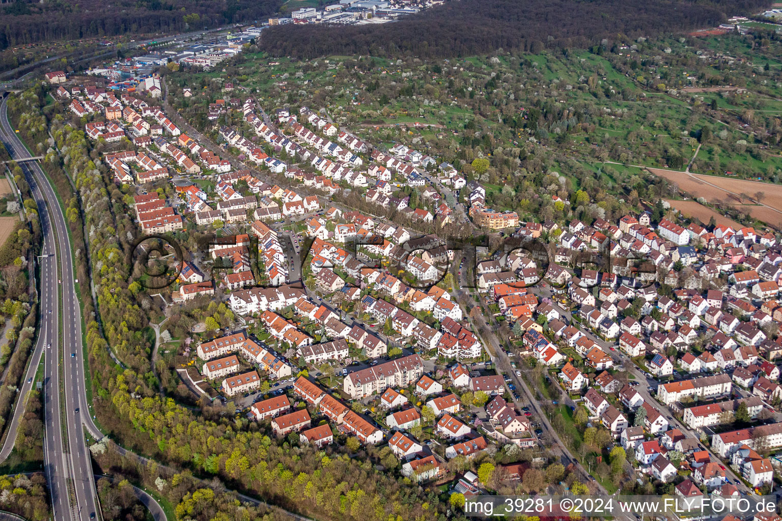 District Stammheim in Stuttgart in the state Baden-Wuerttemberg, Germany