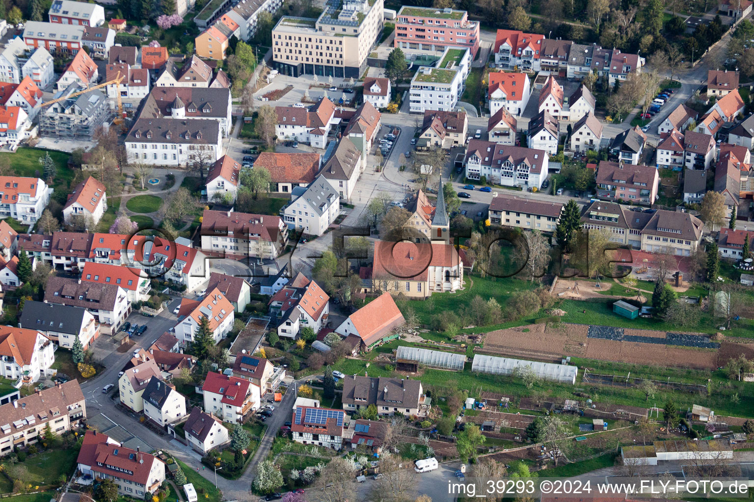 St. John's Church in the district Stammheim in Stuttgart in the state Baden-Wuerttemberg, Germany