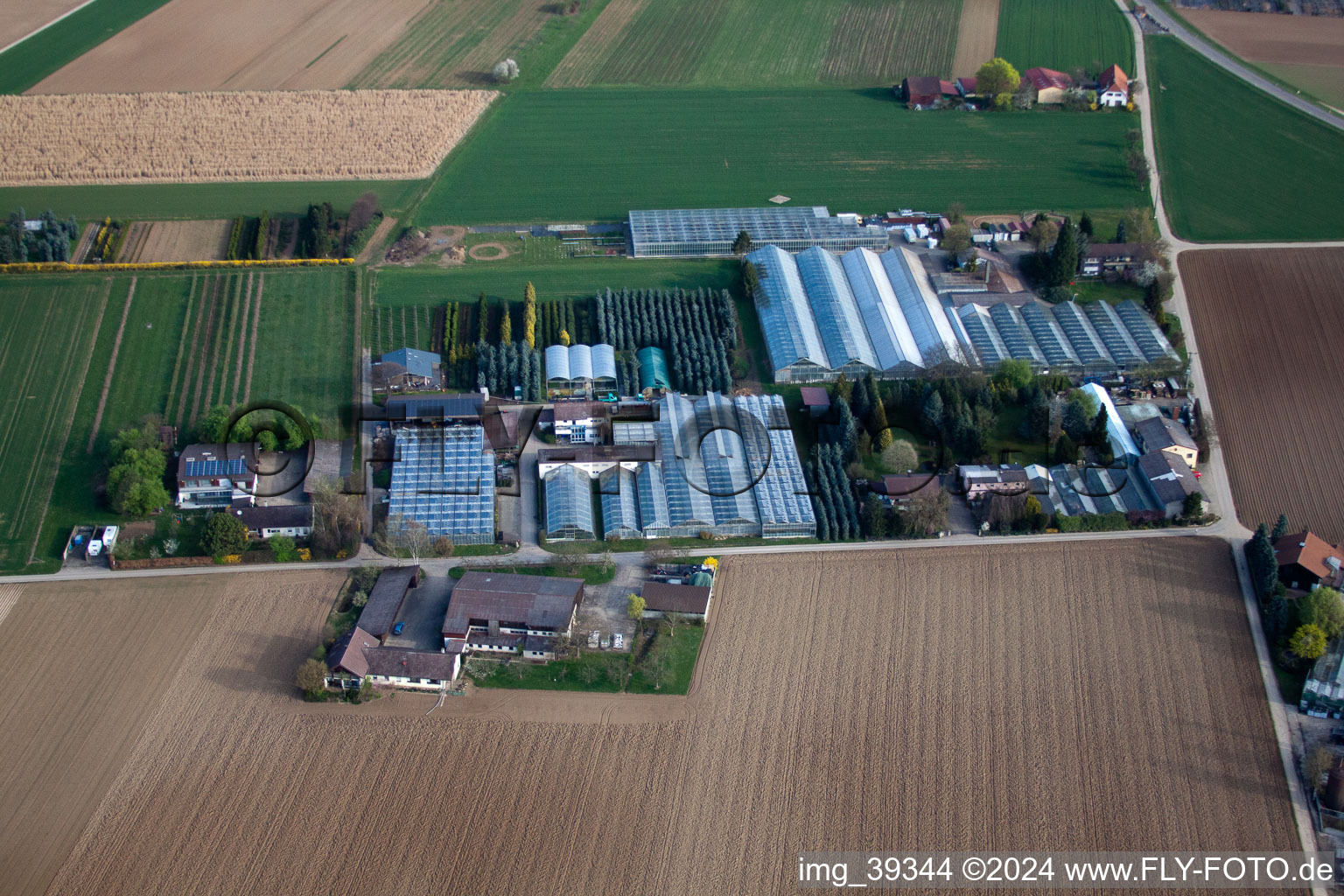 Aerial photograpy of Little Field in Möglingen in the state Baden-Wuerttemberg, Germany