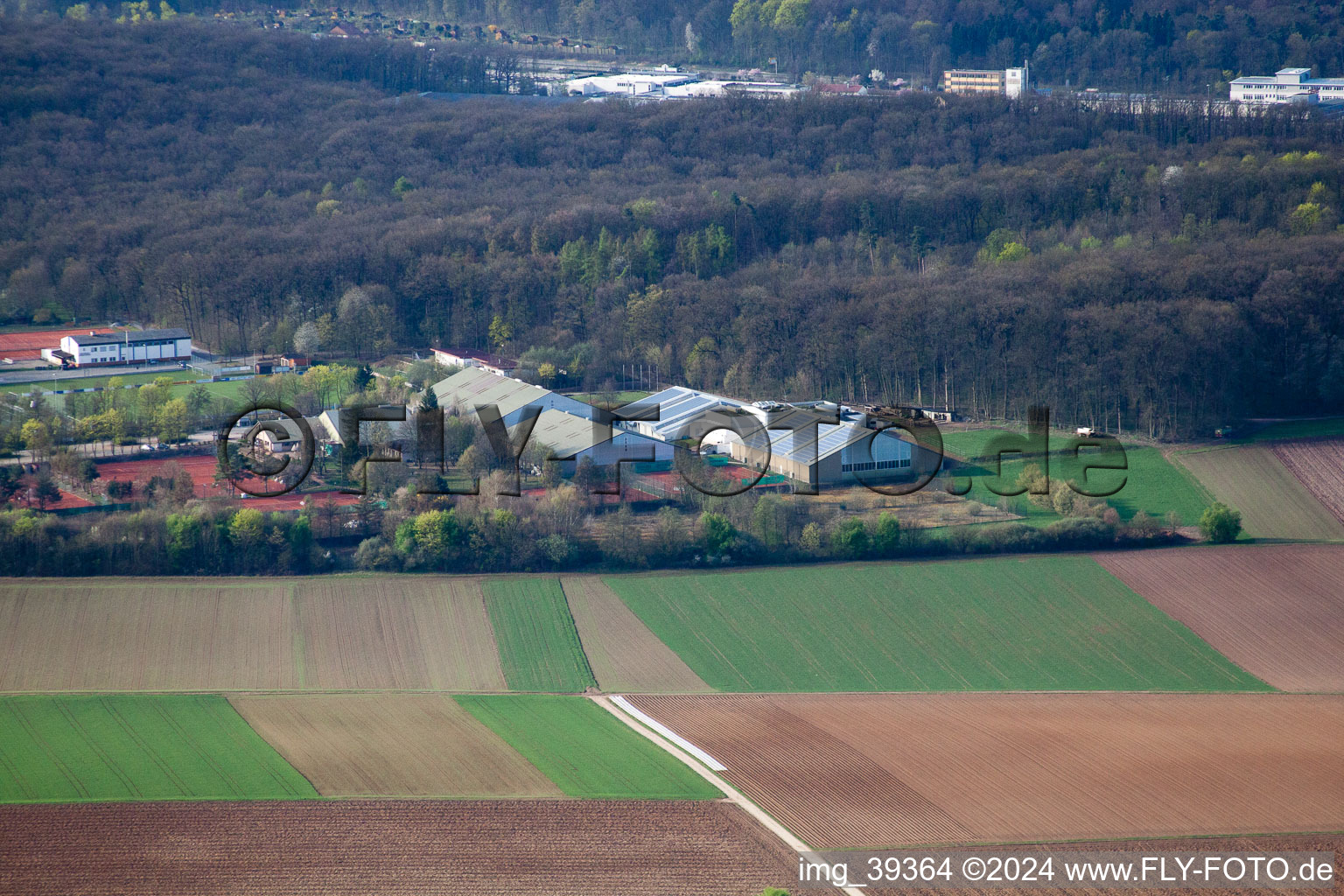 Tennis court Grand Slam Sports facility Emerholzweg in the district Stammheim in Stuttgart in the state Baden-Wuerttemberg, Germany