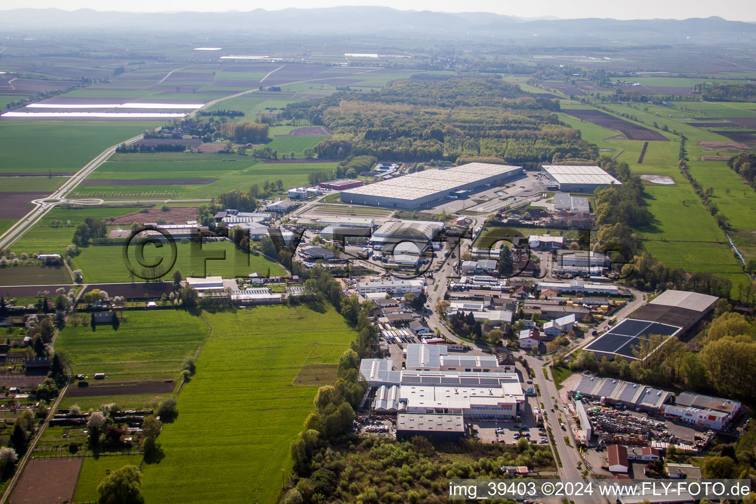 Horst Industrial Estate in the district Minderslachen in Kandel in the state Rhineland-Palatinate, Germany