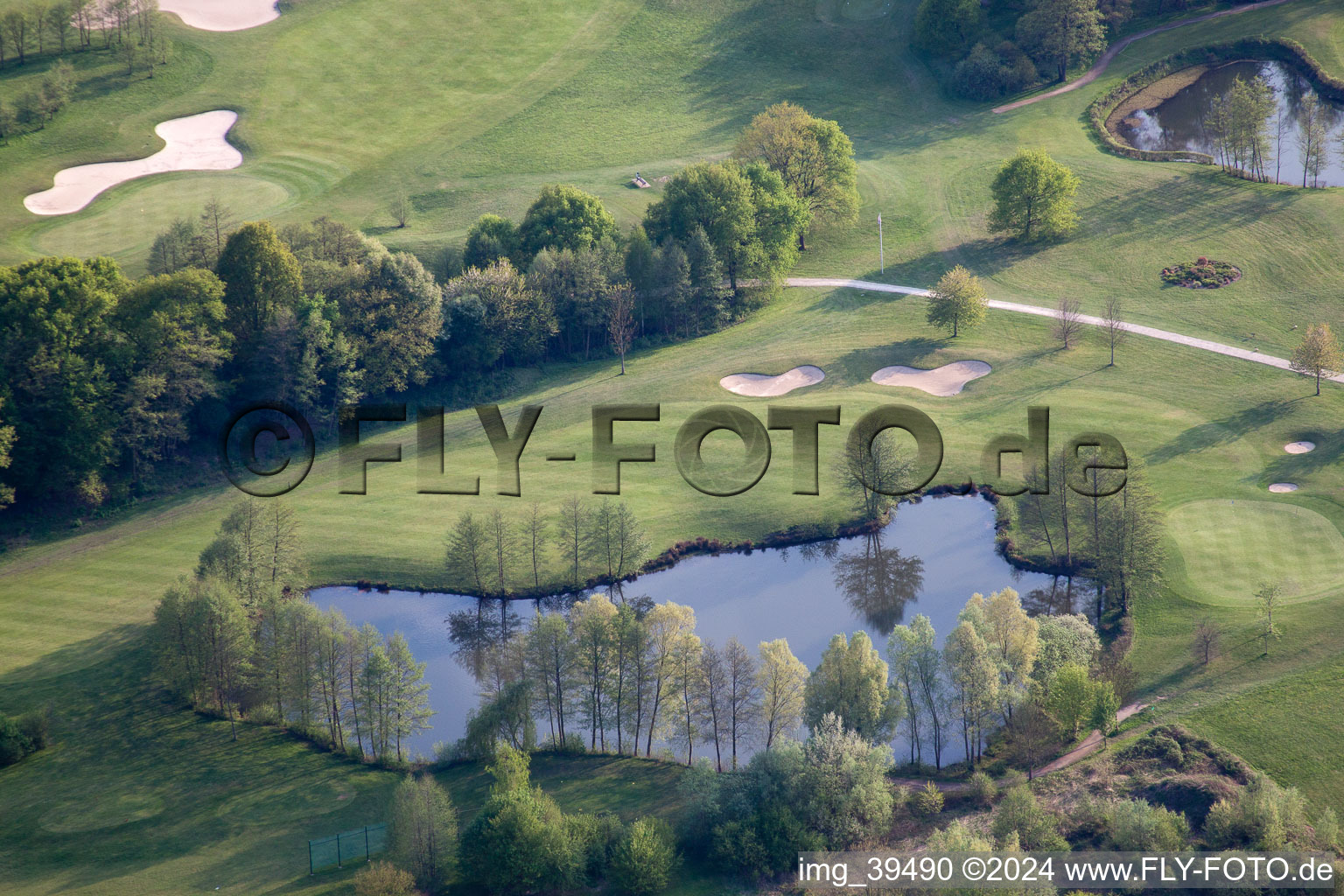 Golf Club Soufflenheim Baden-Baden in Soufflenheim in the state Bas-Rhin, France from above