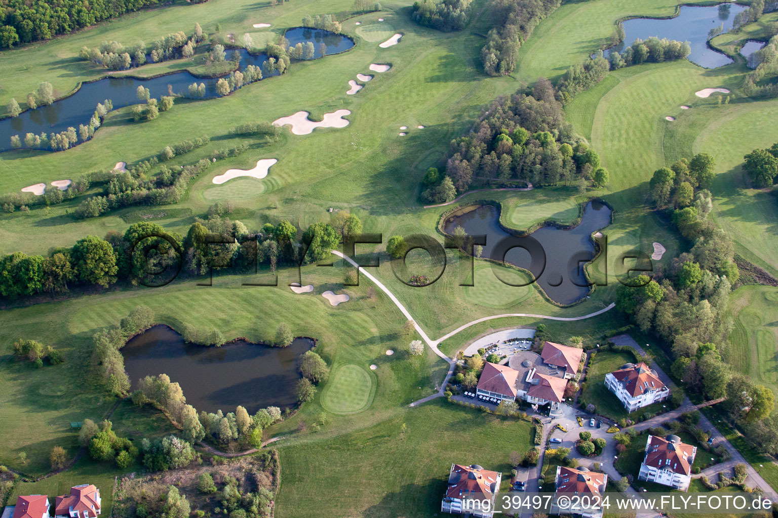 Drone image of Golf Club Soufflenheim Baden-Baden in Soufflenheim in the state Bas-Rhin, France