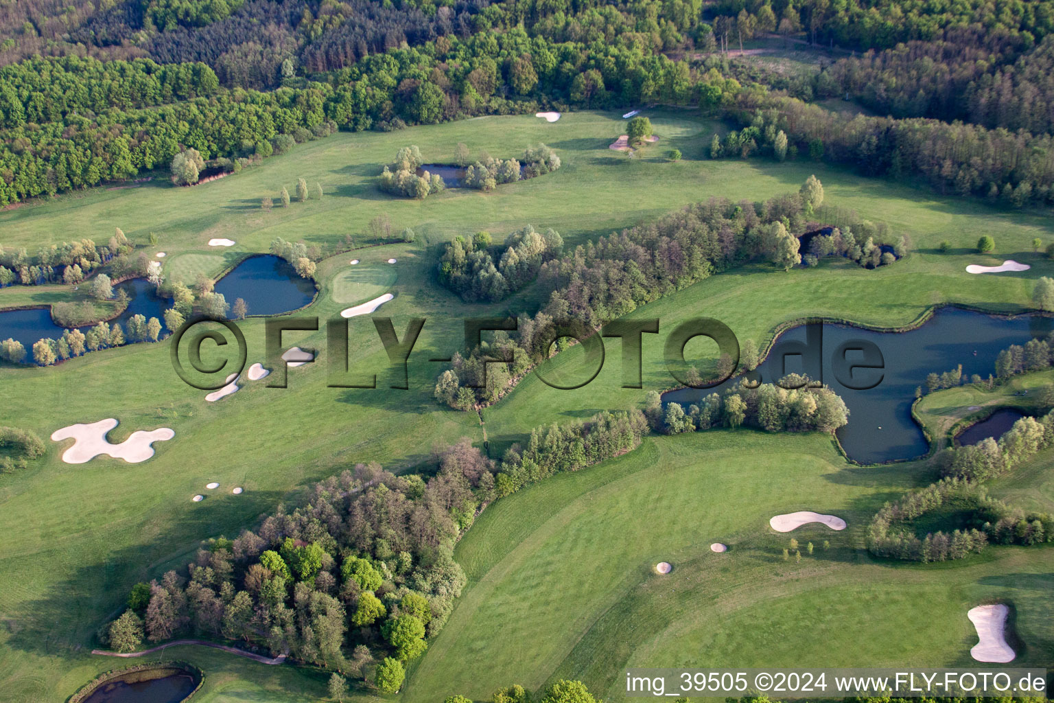 Golf Club Soufflenheim Baden-Baden in Soufflenheim in the state Bas-Rhin, France out of the air