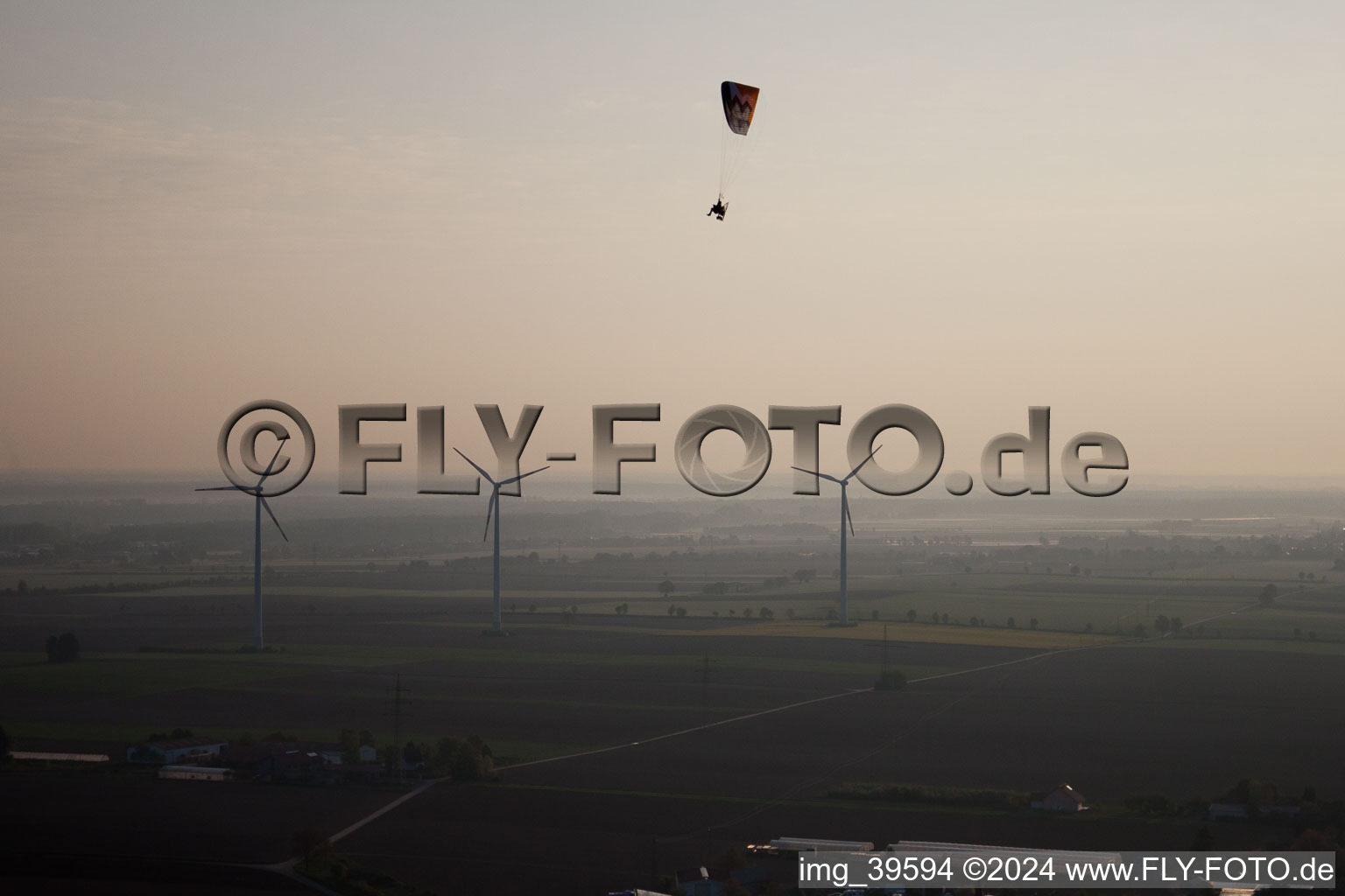 Finally air-borne in Minfeld in the state Rhineland-Palatinate, Germany