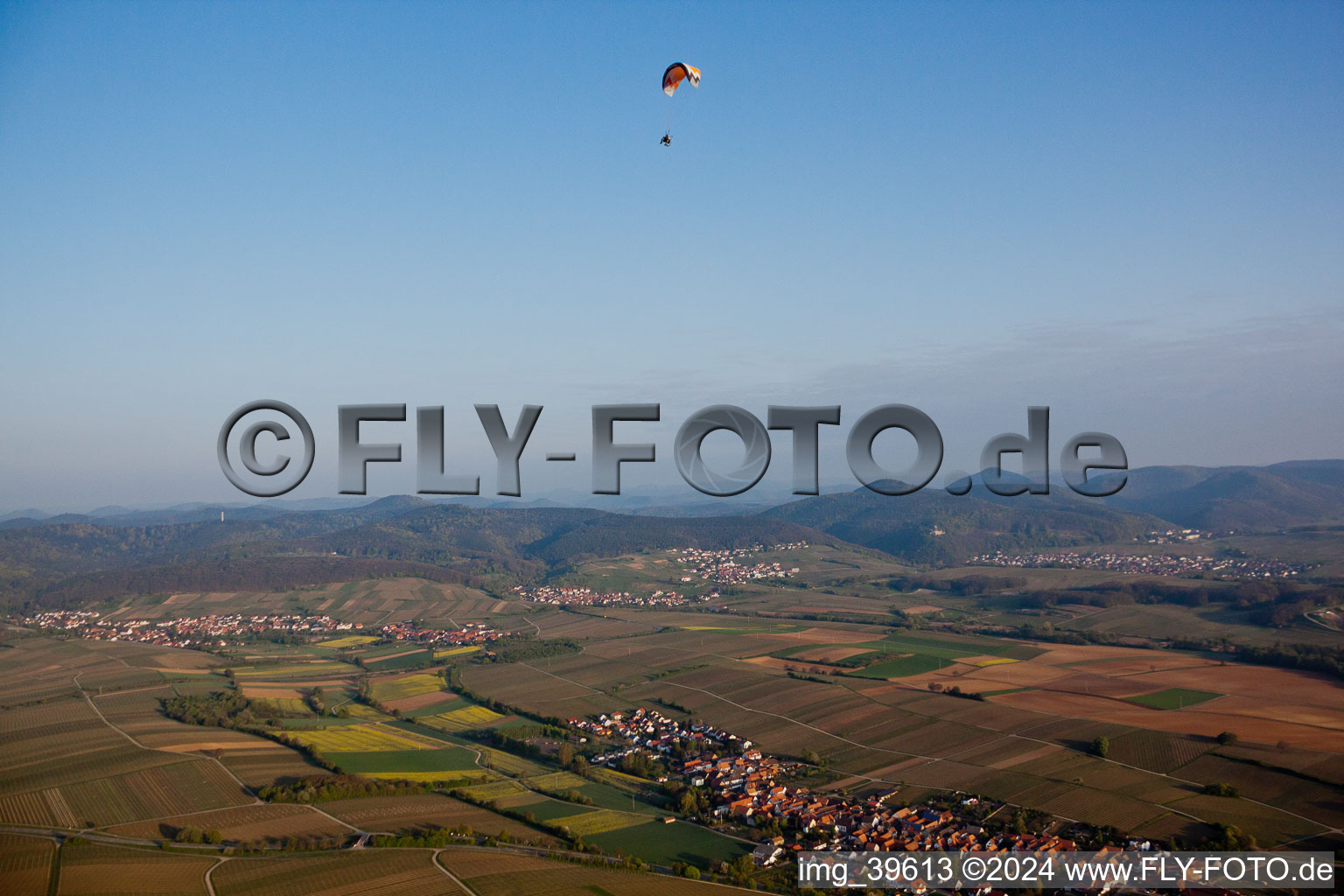 Just before the Palatinate Forest in Niederhorbach in the state Rhineland-Palatinate, Germany