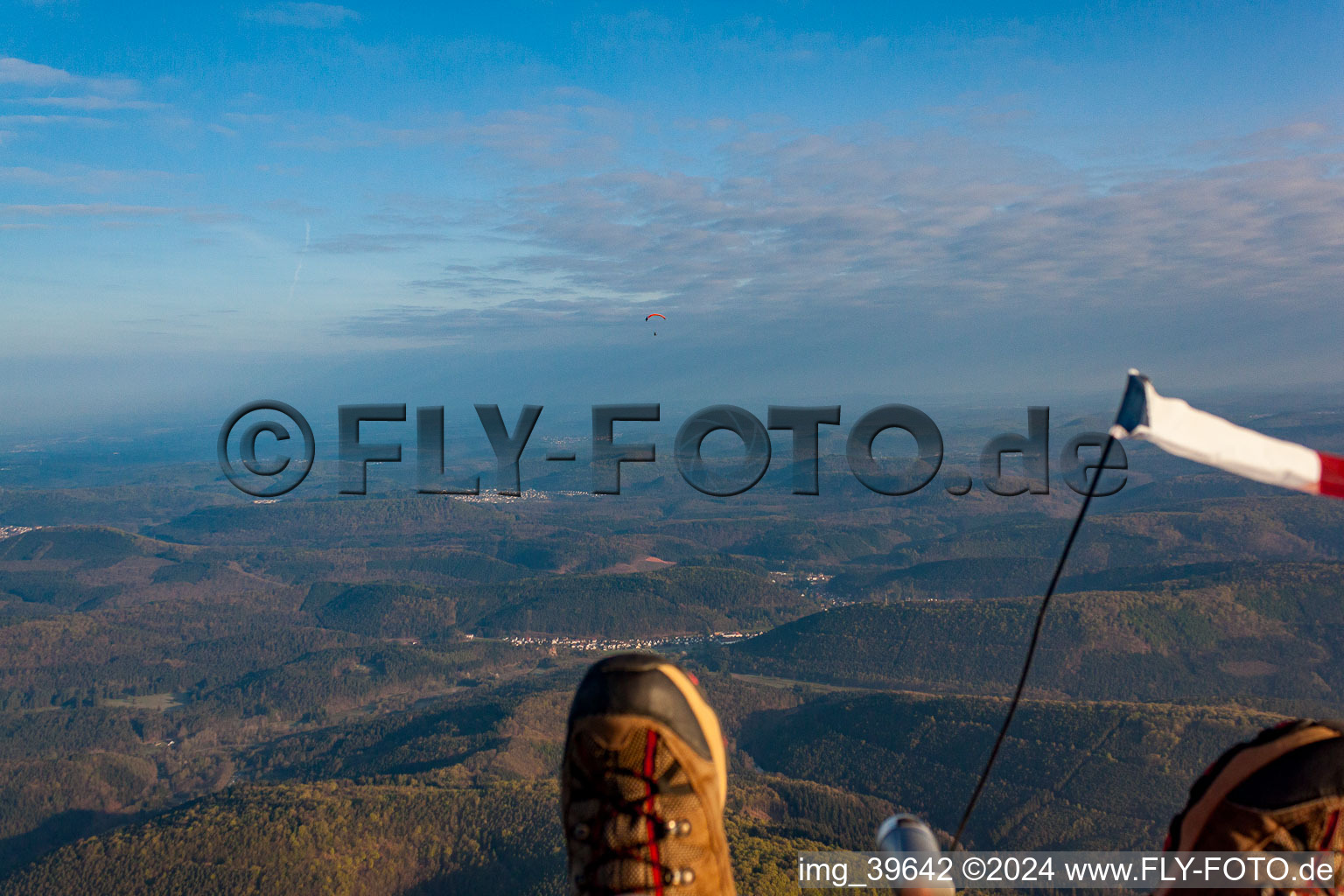 High above the Palatinate Forest at Dahn in Dahn in the state Rhineland-Palatinate, Germany