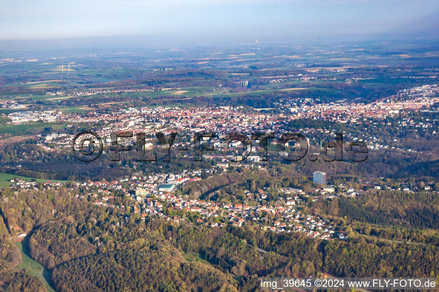 Pirmasens in the state Rhineland-Palatinate, Germany viewn from the air