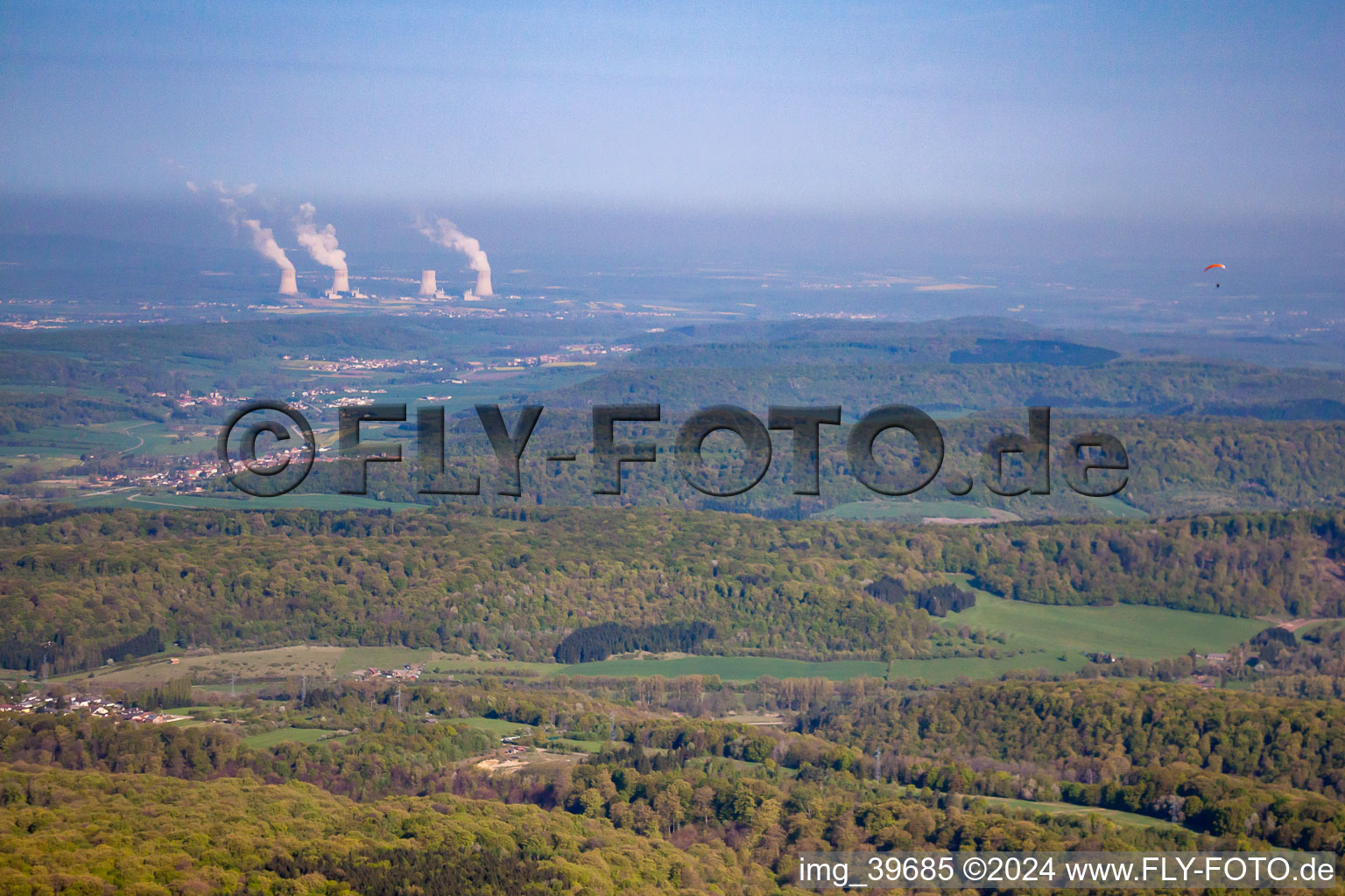 Nuclear Power Plant Cattenom in Cattenom in the state Moselle, France