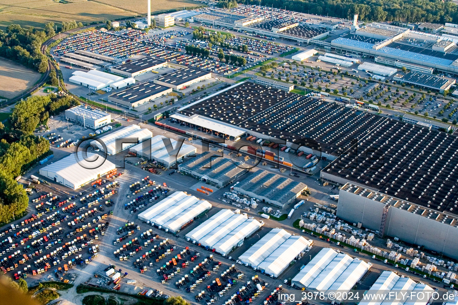 Daimler Chrysler in Wörth am Rhein in the state Rhineland-Palatinate, Germany