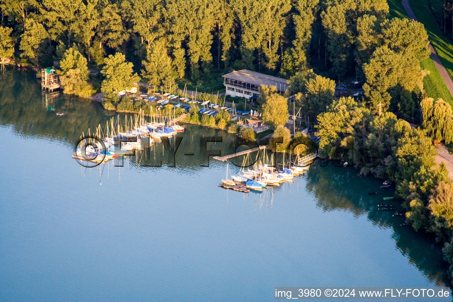 Sailing Club in the district Maximiliansau in Wörth am Rhein in the state Rhineland-Palatinate, Germany