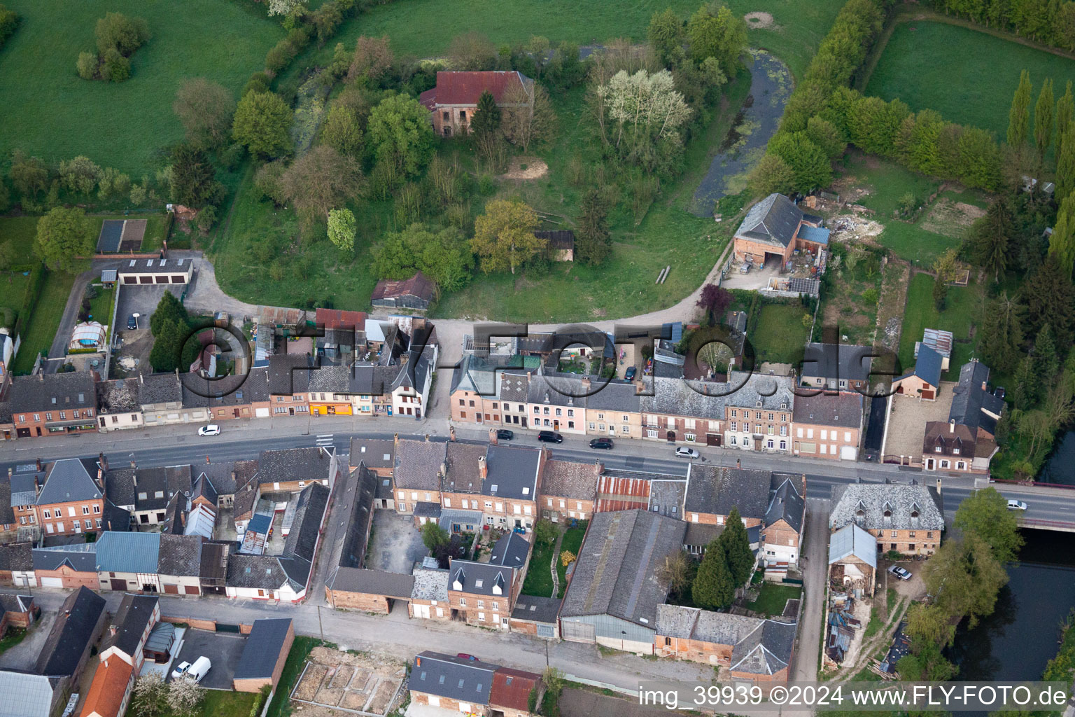 Étréaupont in the state Aisne, France